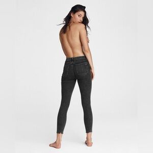 Rag & Bone - Nina High Rise Ankle Skinny Jeans in Washed Black